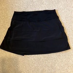Lululemon Pace Rival Skirt, Black, Size 4